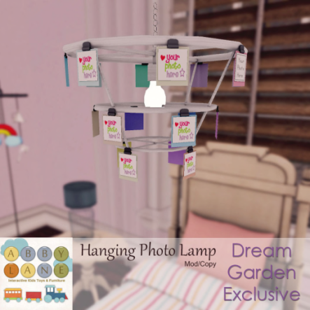 Abby Lane - Hanging Photo Lamp Ad