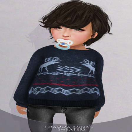[okkbye] gramma anna's sweaters ad INWORLD