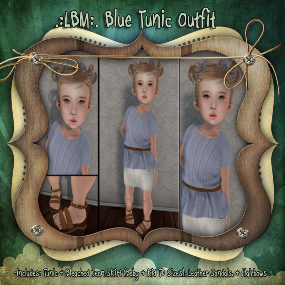 {LBM} Blue Tunic Outfit ad