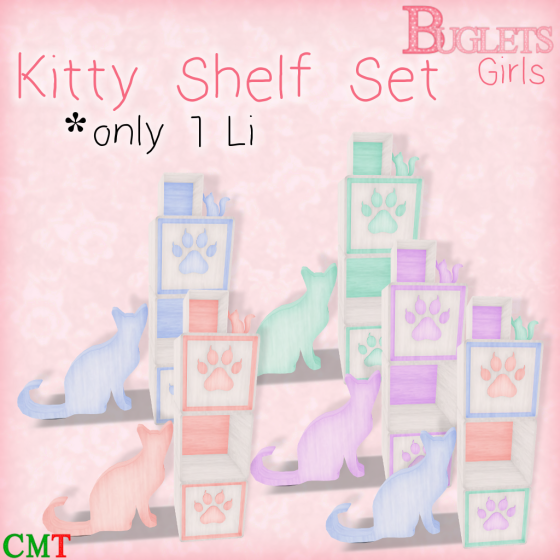 ~_Buglets_~ Kitty Shelves AD (Dream Garden Oct)